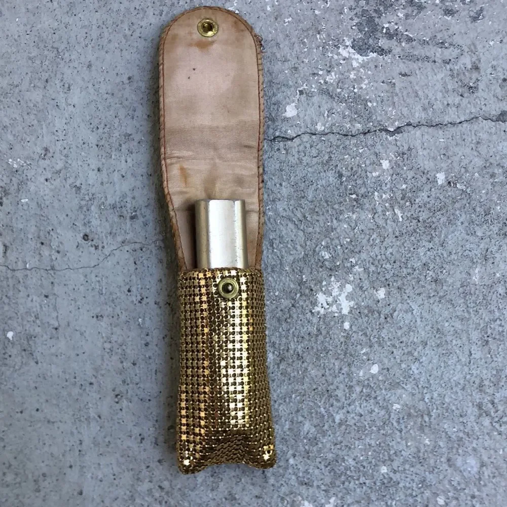 Vintage Mesh Comb/lipstick case